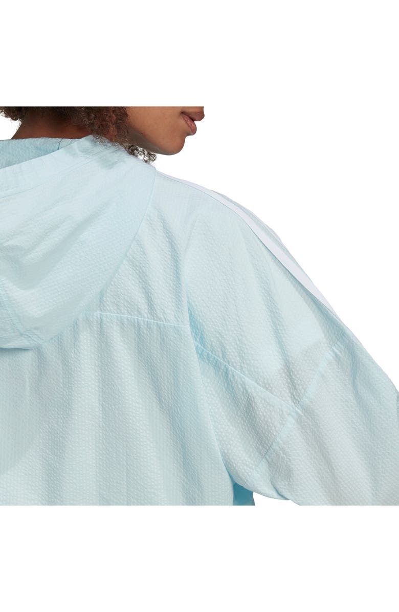 adidas Adicolor Classics Poplin Hooded Track Top, Alternate, color, 