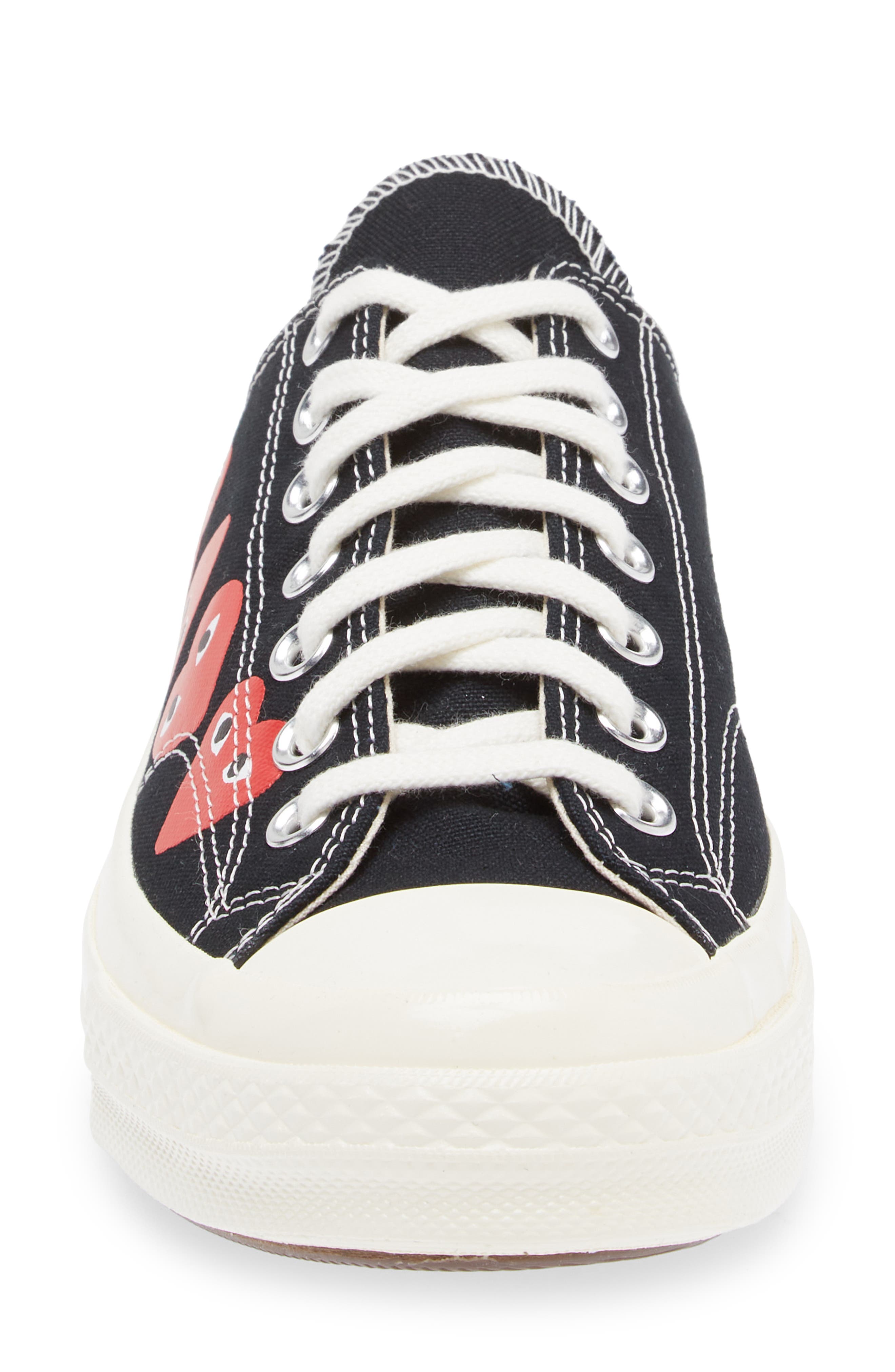 Comme des Garçons PLAY x Converse Gender Inclusive Chuck Taylor<sup>®</sup> Heart Low Top Sneaker, Alternate, color, 