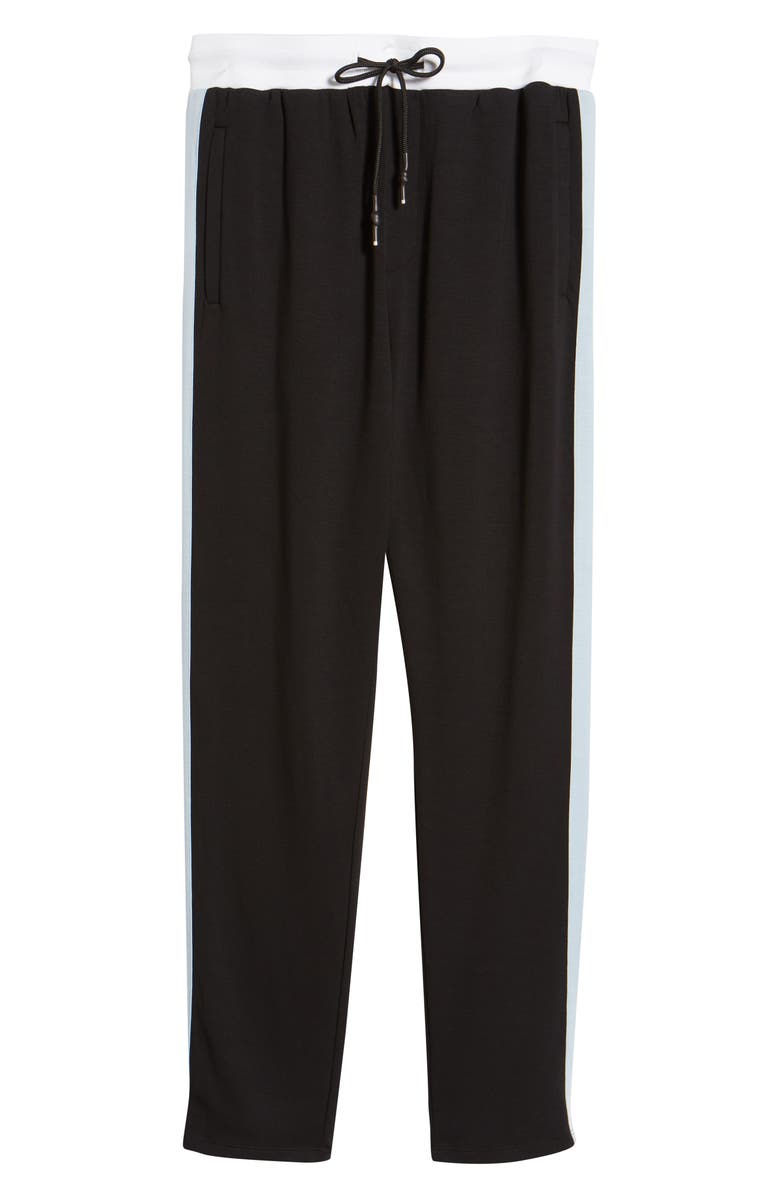 KARL LAGERFELD PARIS Men's Colorblock Track Pants, Alternate, color,