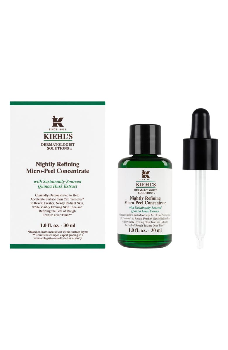 Kiehl's Since 1851 Dermatologist Solutions<sup>™</sup> Nightly Refining Micro-Peel Concentrate, Alternate, color,