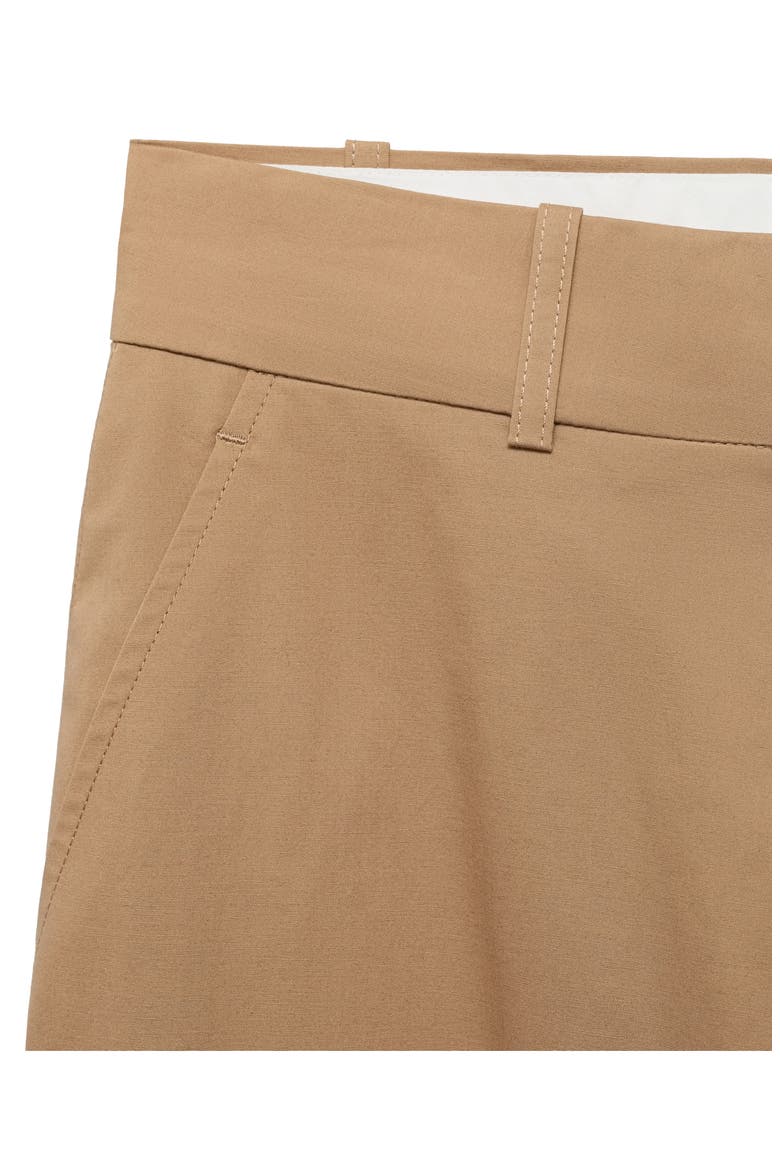 Stretch Cotton Wide Leg Pants, Alternate, color, MEDIUM BROWN