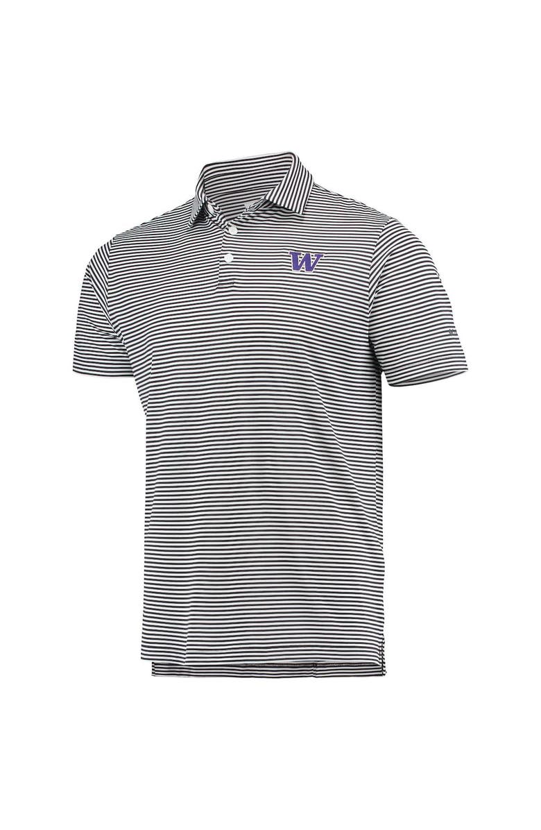 Columbia Men's Columbia Golf Black Washington Huskies Club Invite Omni-Wick Polo, Alternate, color, 