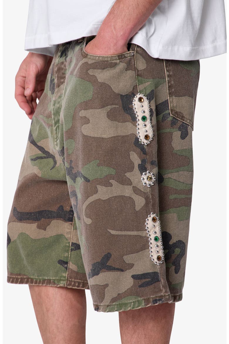 Mojave Camo Canvas Shorts, Alternate, color, CAMO