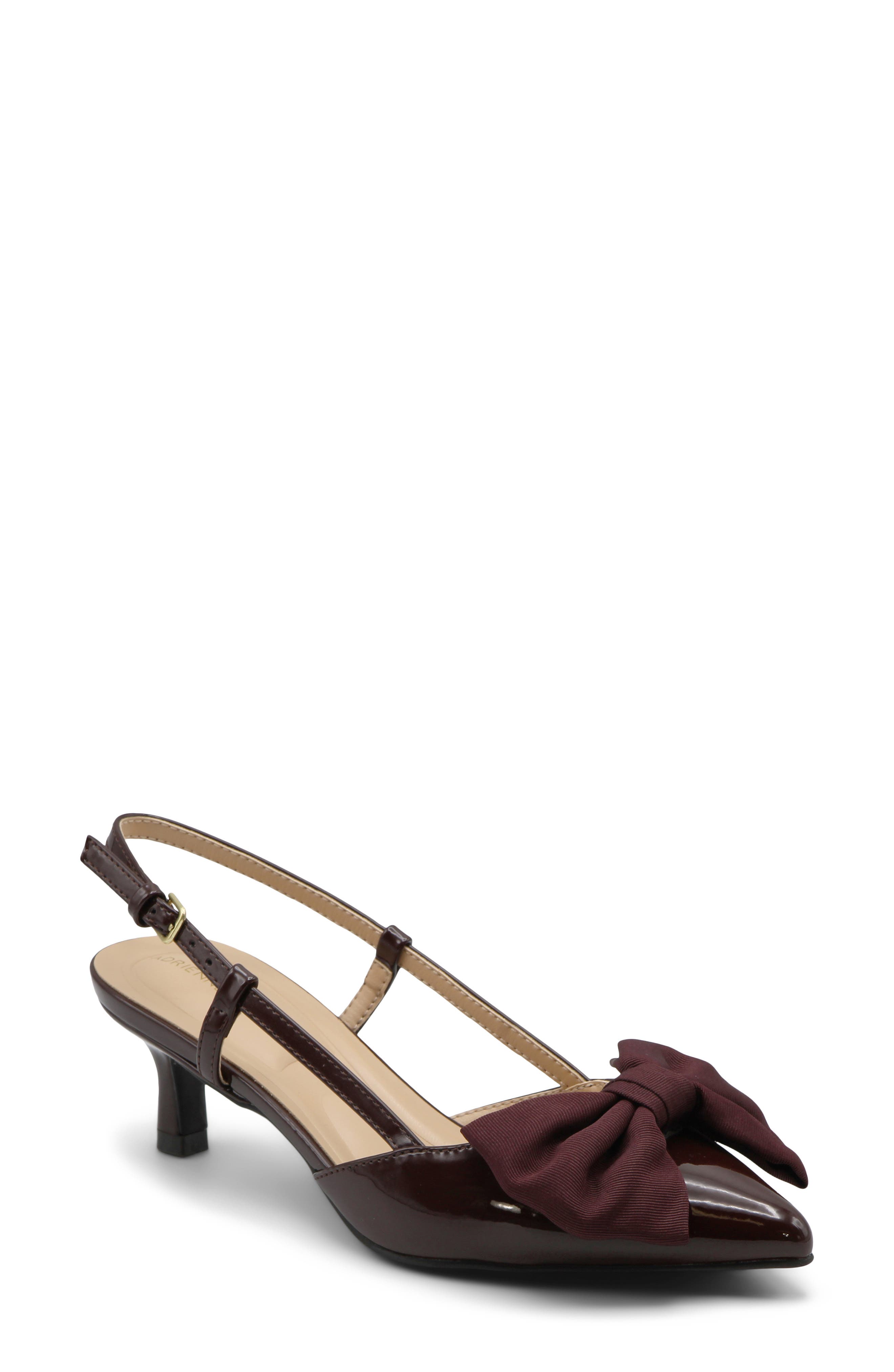 Sanger Faux Leather Slingback Pump