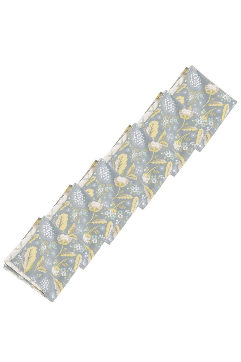 Dandelion Court Napkin, Set of 6, Alternate, color, grey