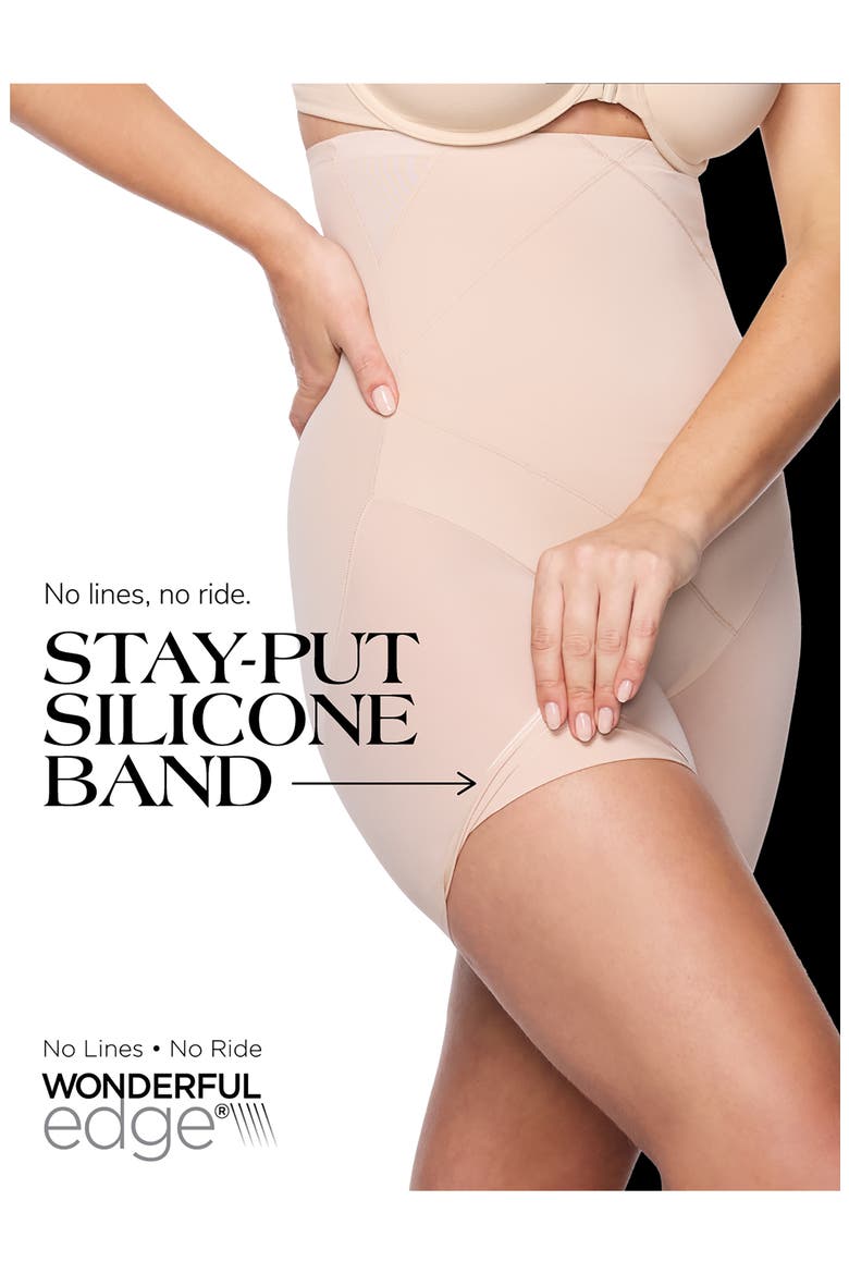 Sheer High-Waist Thigh Slimmer, Alternate, color, CUPID NUDE
