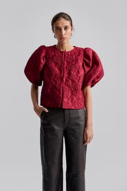 Malina Cleo Pouf Balloon Sleeve Blouse