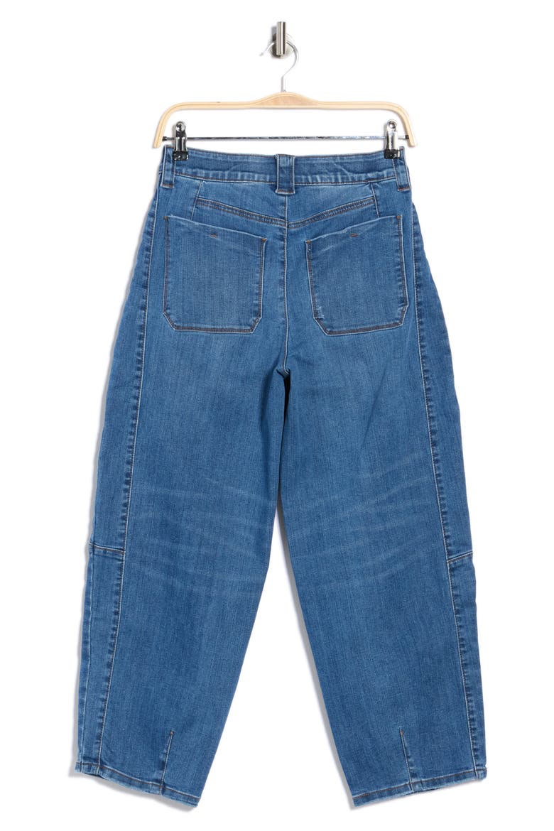 Relaxed Barrel Leg Jeans, Alternate, color, MID BLUE ARTISANAL