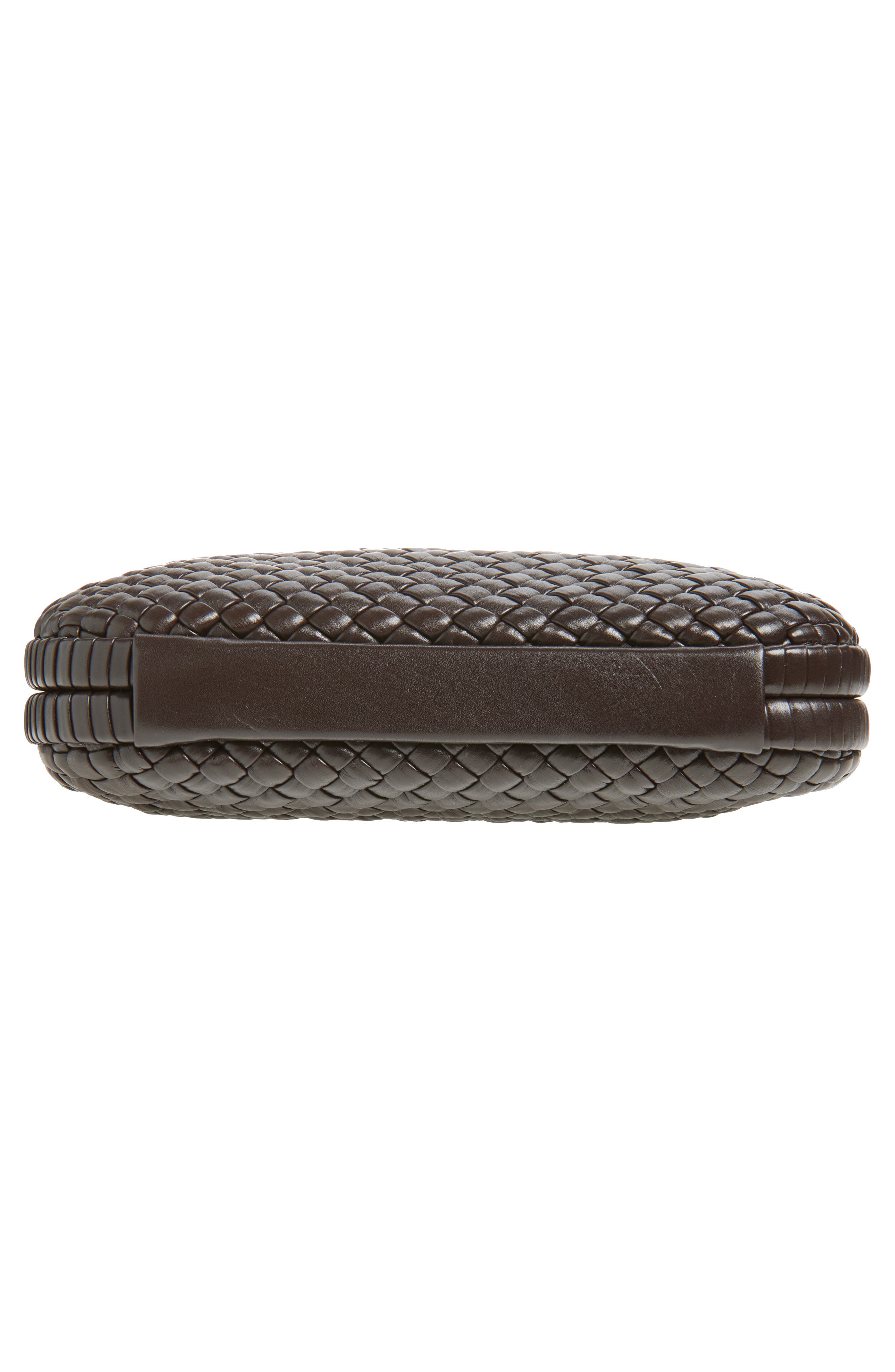 Bottega Veneta Intreccio Minaudière Clutch, Alternate, color, Fondant-Brass V
