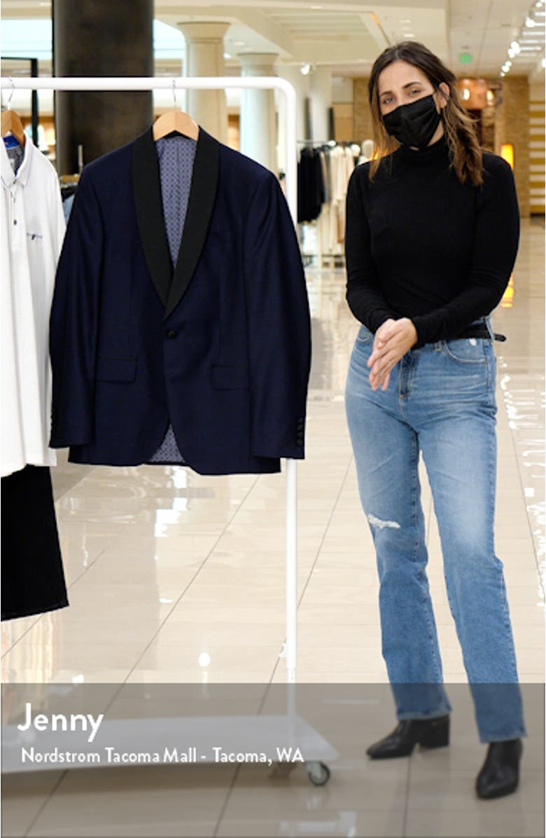 Josh Check Wool Dinner Jacket, sales video thumbnail