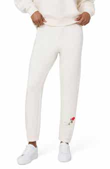 Florence by Mills Cozy Crush Forever Rose Embroidered Joggers