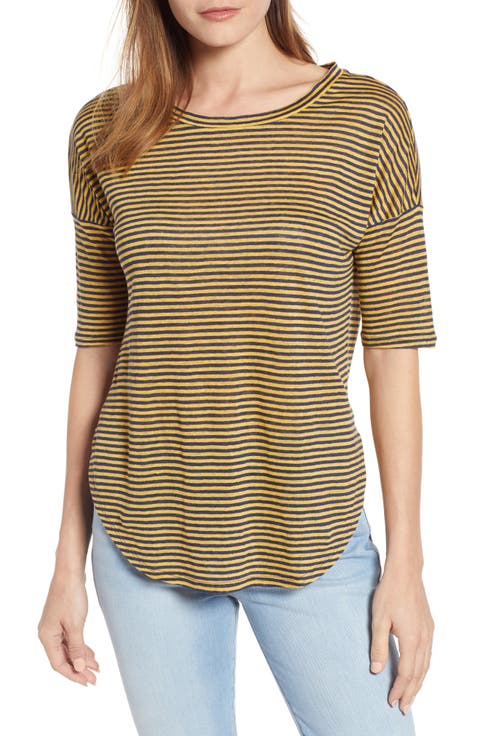 Striped Linen Tee