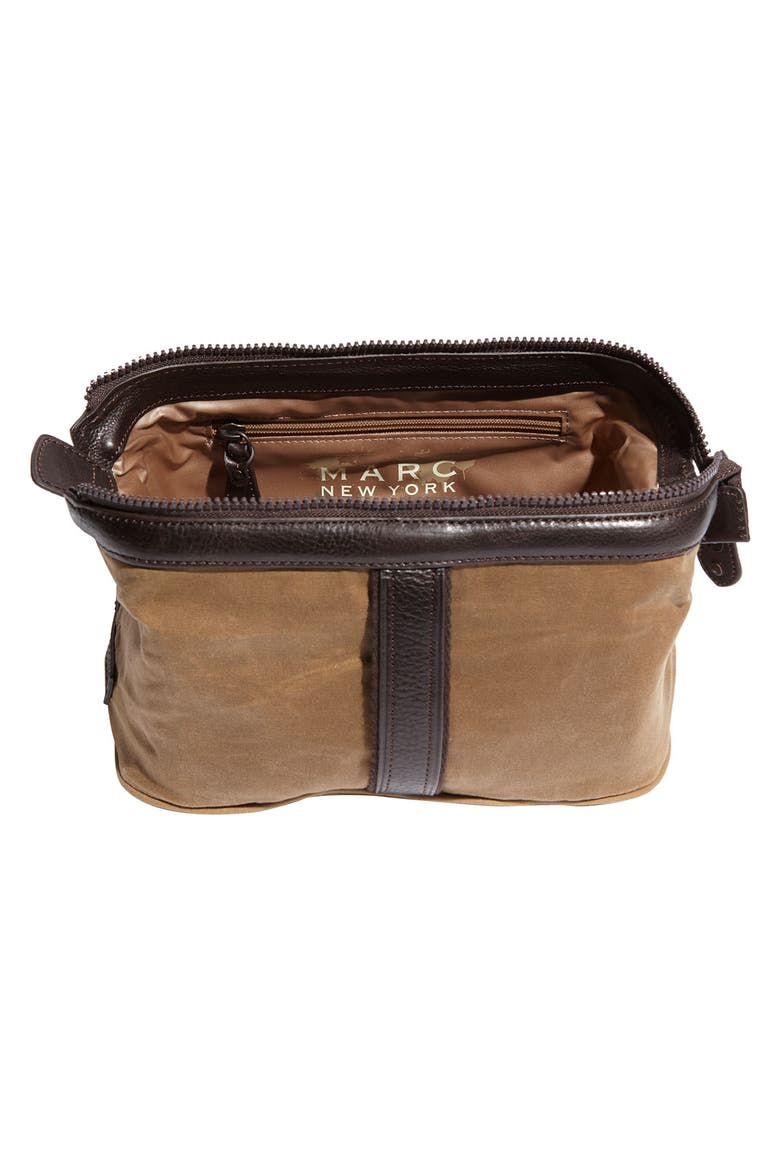 Accessories 'Rivington' Canvas Travel Case, Alternate, color, KHAKI