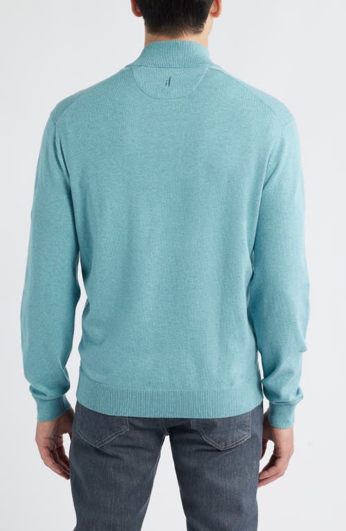 Johnnie-o Desmond Half Zip Sweater In Multi