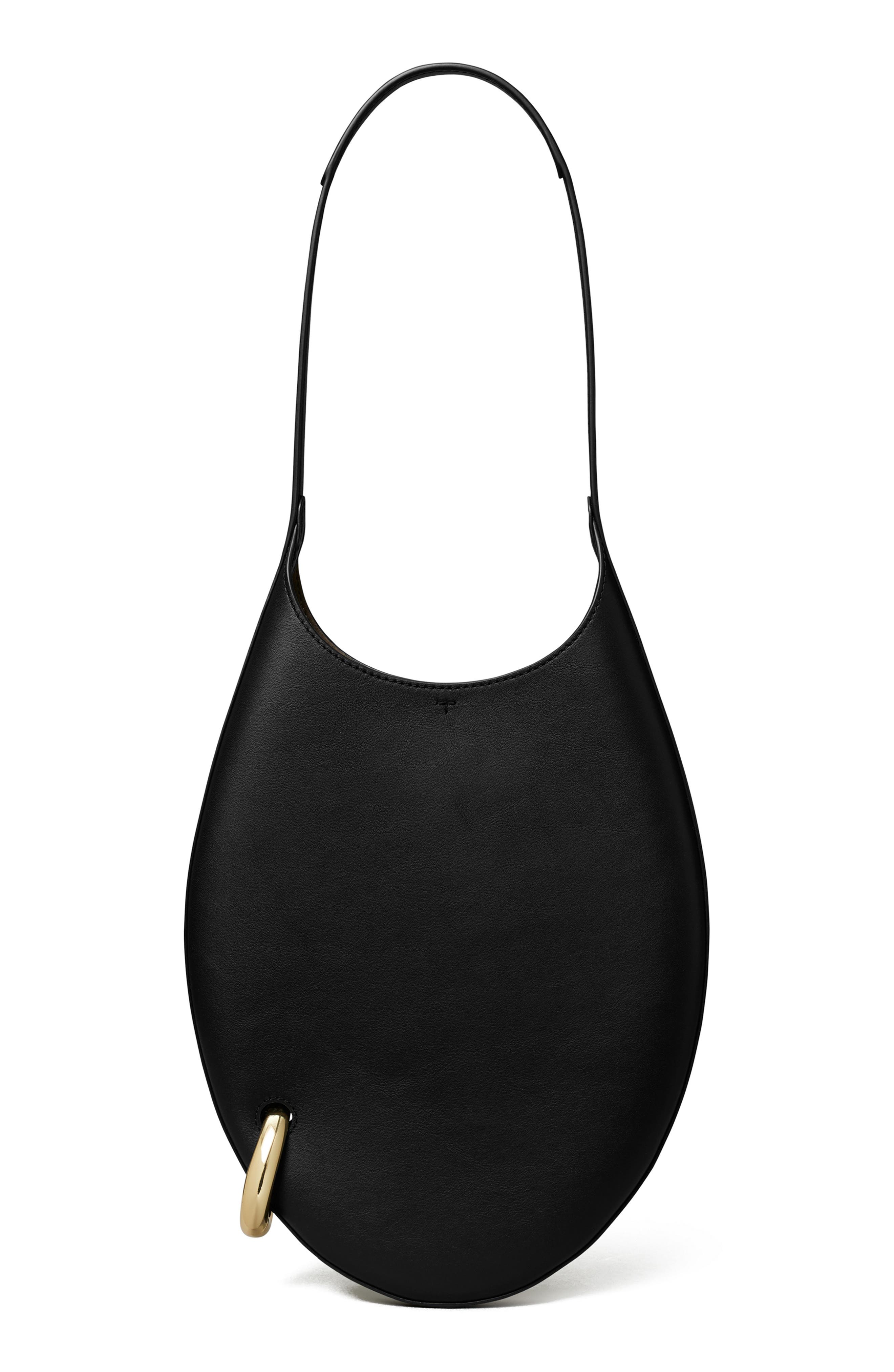 Tory Burch Small Pierced Leather Shoulder Bag, Alternate, color, 