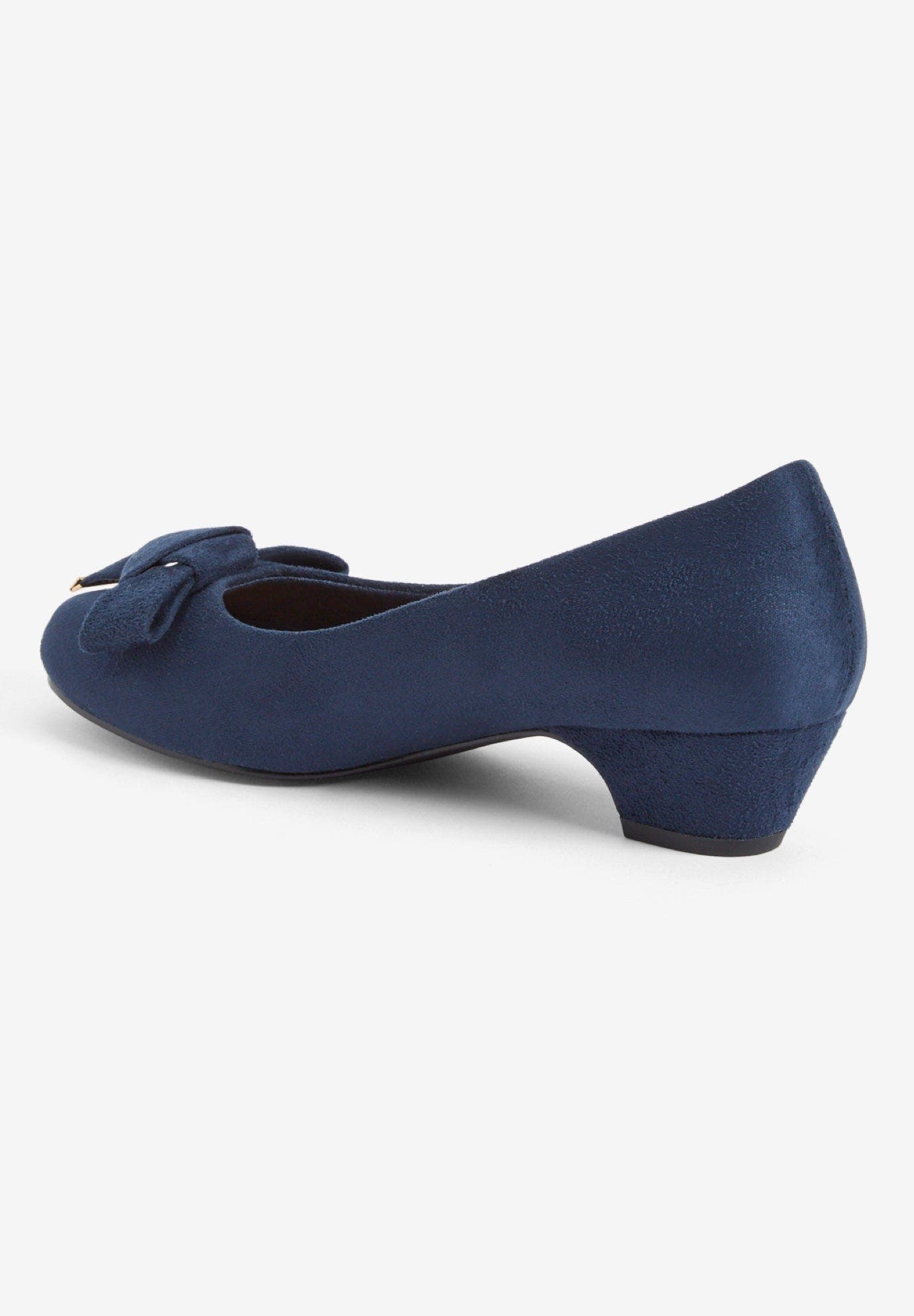 The Flynn Slip On Pump, Alternate, color, NAVY
