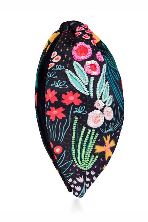 Tropical Knotted Hair Band