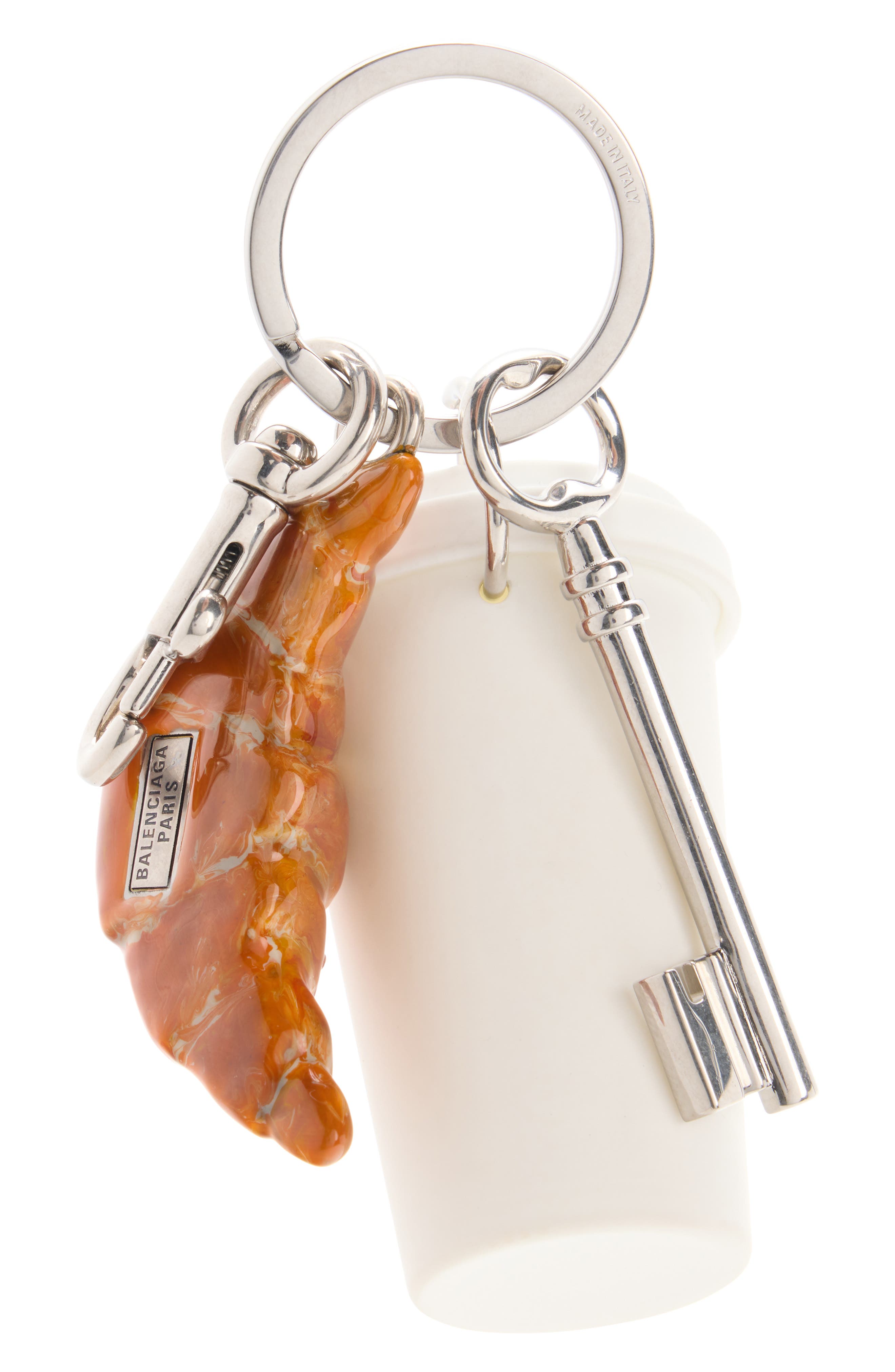 Coffee Cup Bag Charm, Alternate, color, 8486 MULTICOLOR