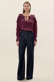 Rebecca Taylor Lillith Ruffle Blouse