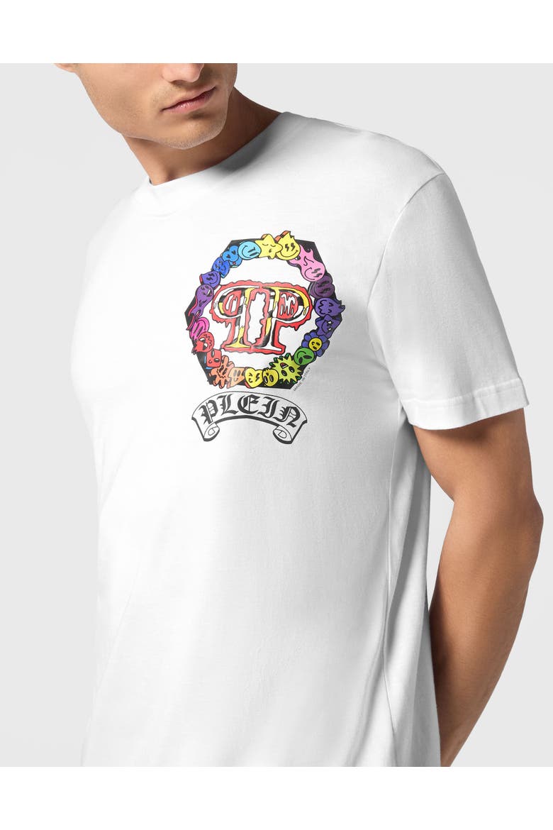 T-Shirt Round Neck Ss Men, Alternate, color, white