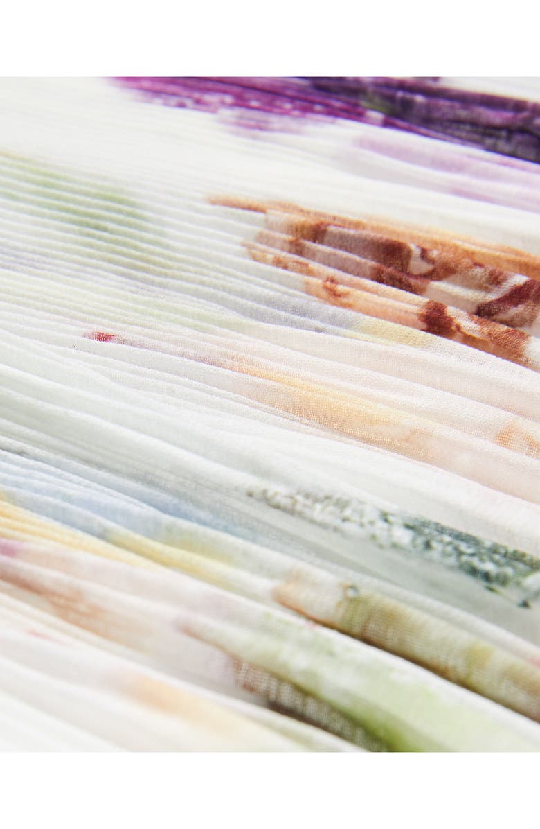 Ted Baker London Saintly Floral Sleeveless Plissé Minidress, Alternate, color,