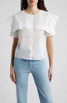 The Sleek Cape Button-Up Shirt