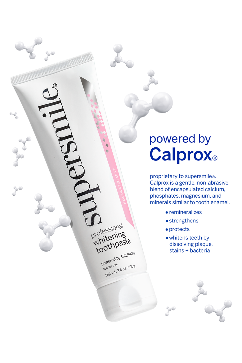 Fluoride Free Professional Whitening Toothpaste - Rosewater Mint, Alternate, color, White