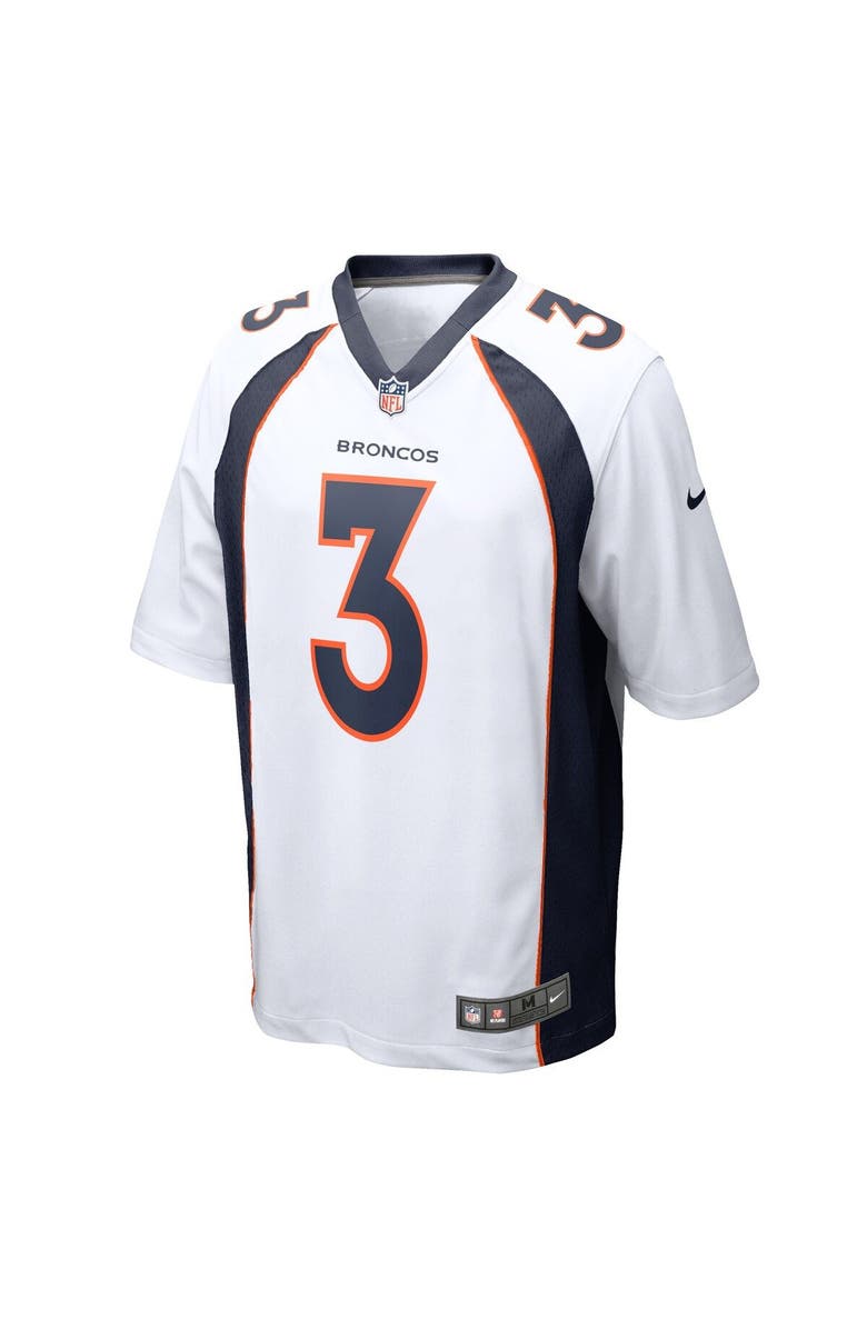 Nike Men's Nike Russell Wilson White Denver Broncos Game Jersey, Alternate, color, 