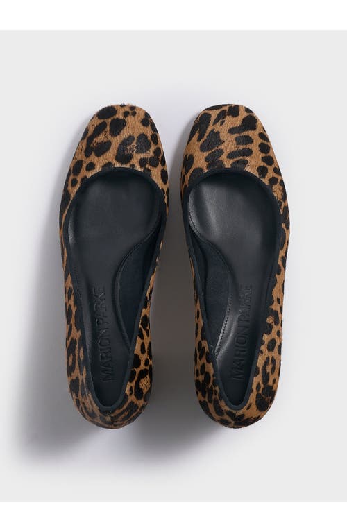 Marion Parke Block Heel Pump 60 Hair Calf In Animal Print