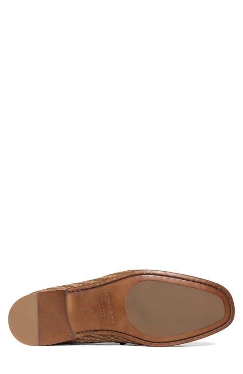 Donald Pliner Dacio Woven Bit Loafer In Natural