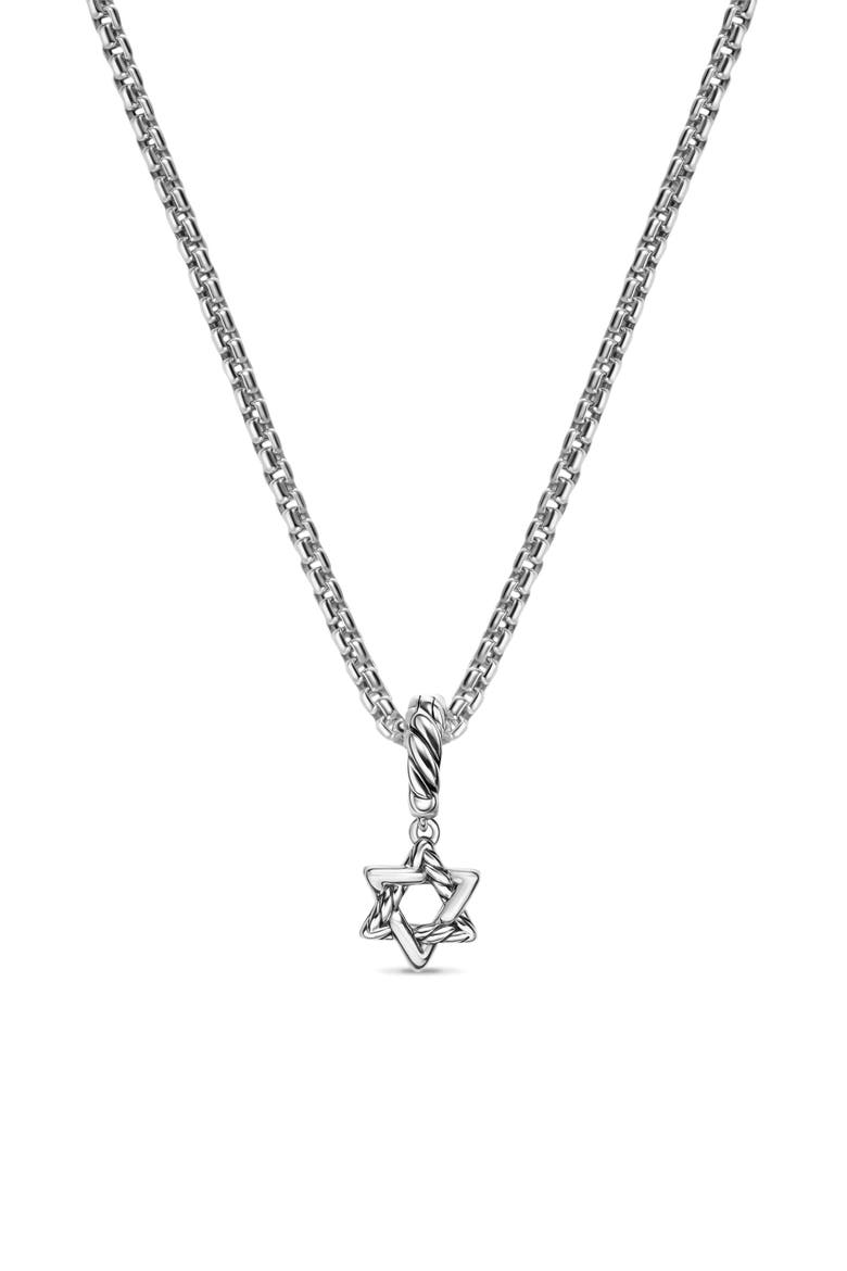 Micro Pavé Star of David Enhancer in Sterling Silver with Diamonds, 7.4mm, Alternate, color, DIAMOND
