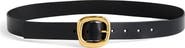 Madewell Puffy Buckle Leather Belt