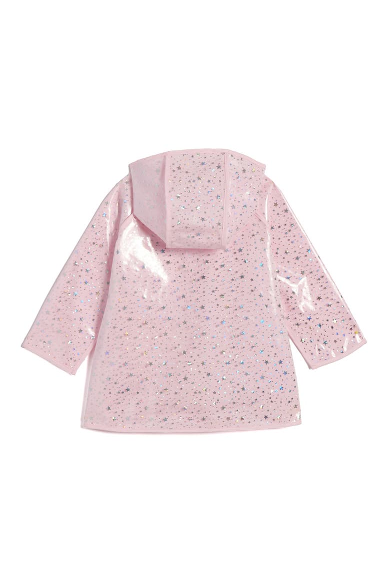 Kids' Chelsey Starry Rain Jacket, Alternate, color, PINK