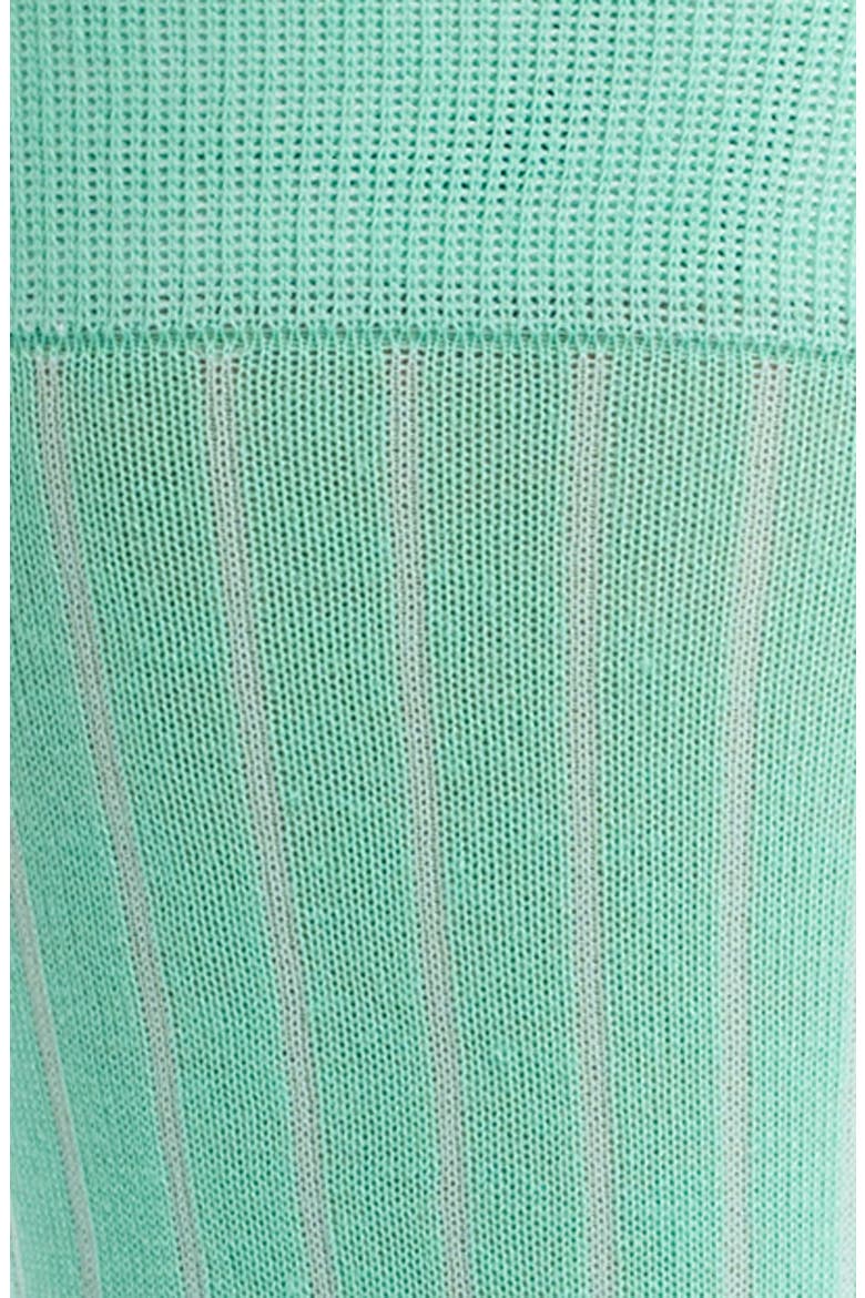 Arcade Stripe Crew Socks, Alternate, color, MINT GREEN