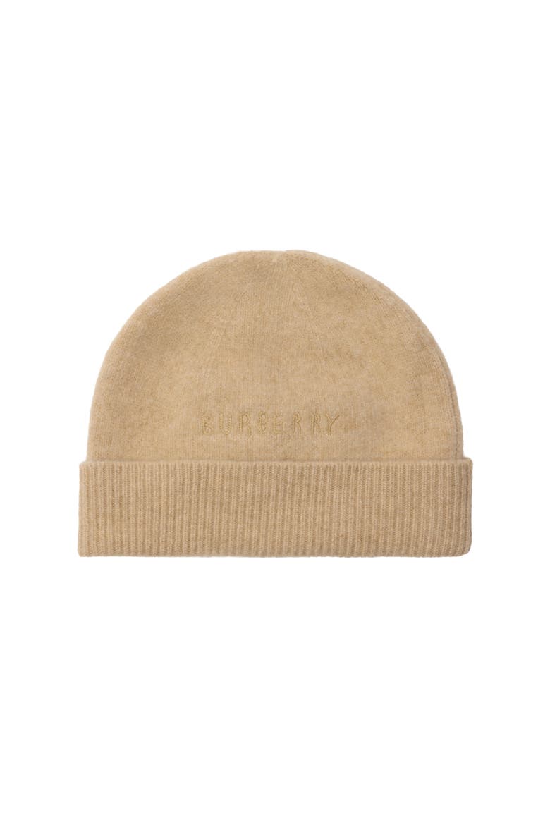 Check Bow Wool Cashmere Beanie, Alternate, color, Oatmeal melange