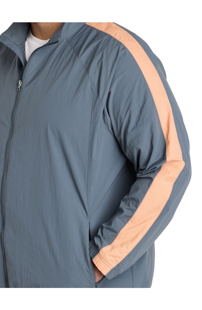 Society of One by DXL Big & Tall Athletic Jacket, Alternate, color, Dark Slate