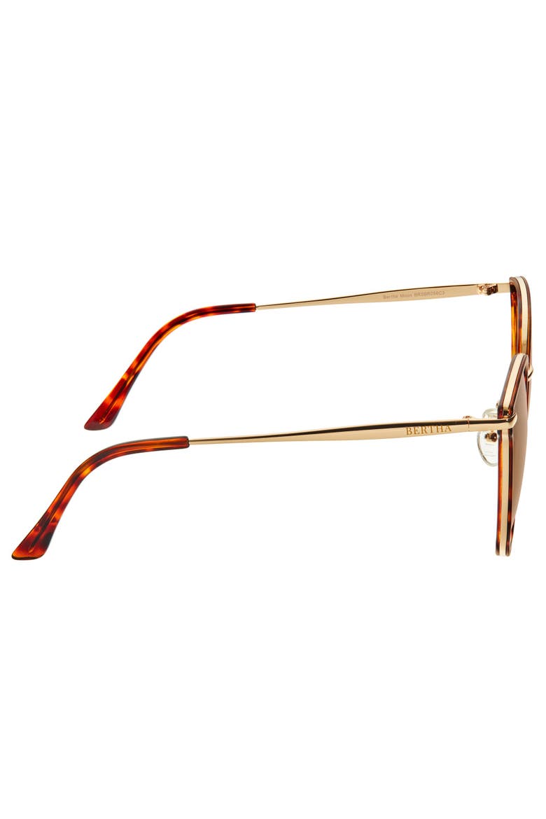 Moon Polarized Sunglasses, Alternate, color, Gold/Brown