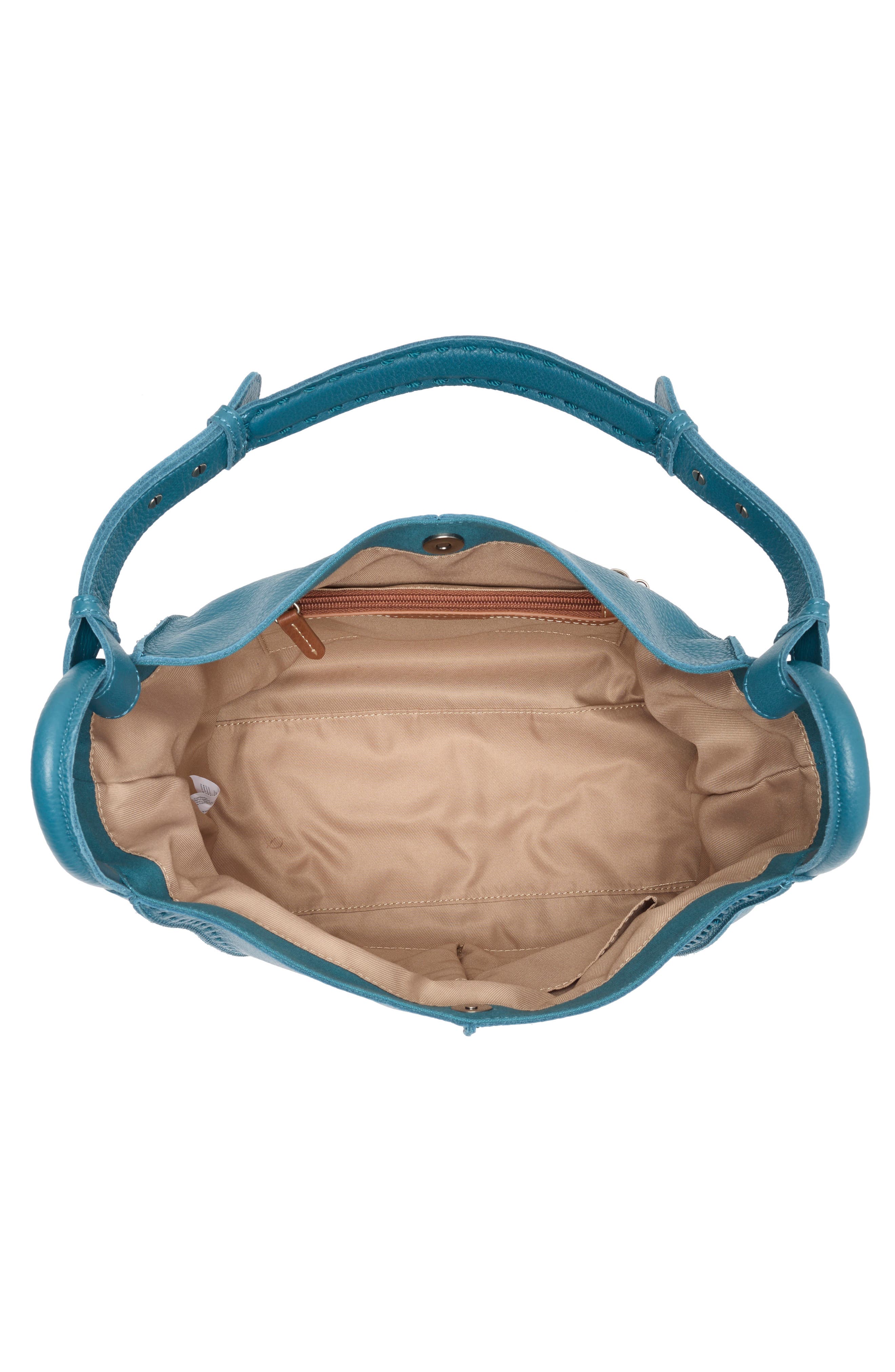 Los Feliz Medium Leather Tote, Alternate, color, DEEP TEAL