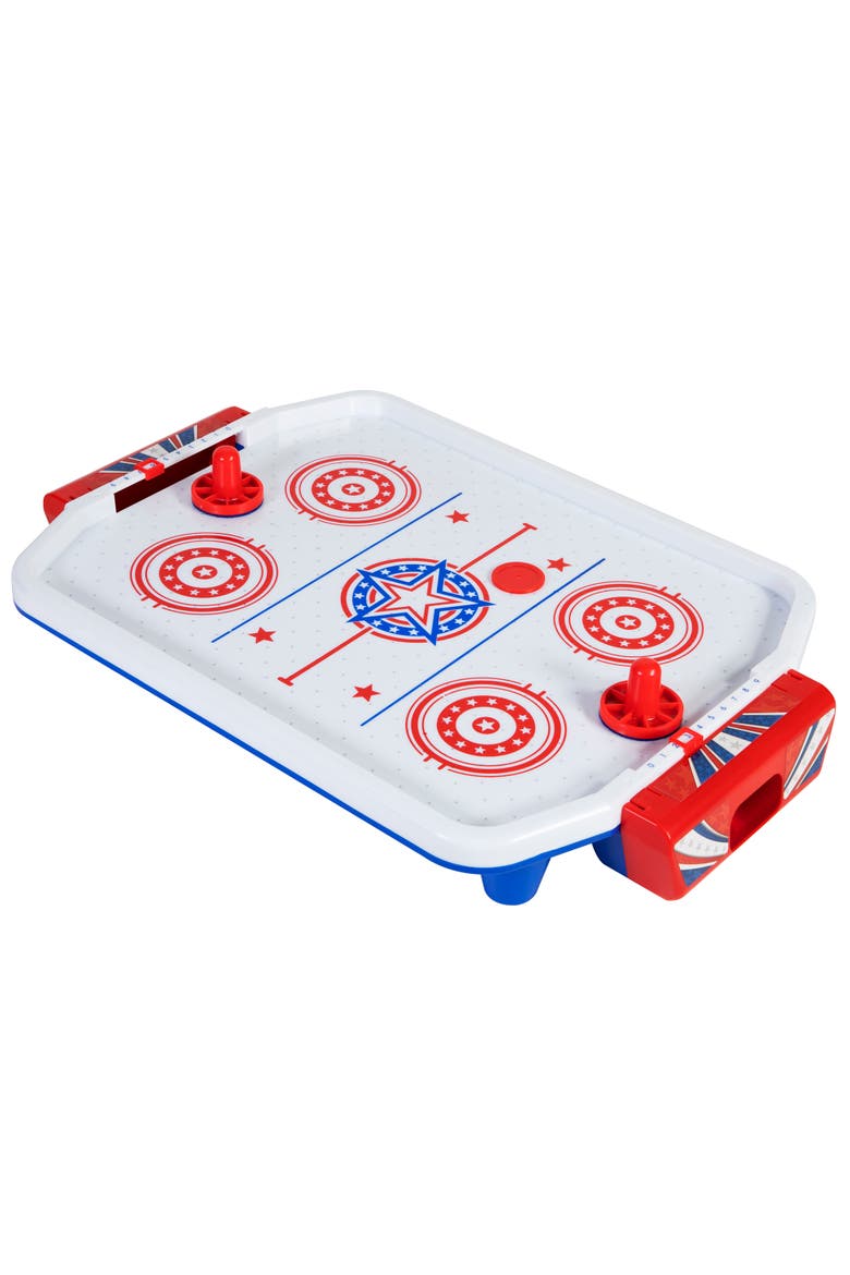 Retro Arcade Electronic Air Hockey Tabletop Game, Alternate, color, Multicolored