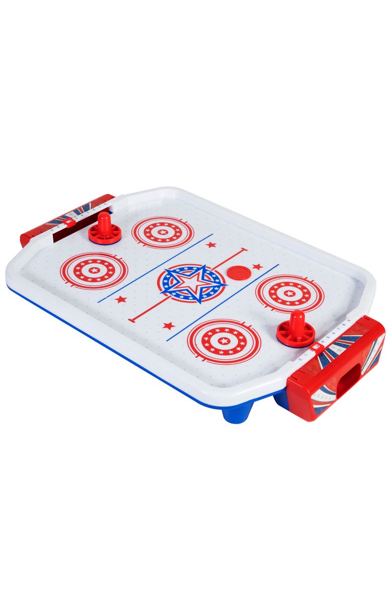 Ambassador Games Retro Arcade Electronic Air Hockey Tabletop Game, Alternate, color, Multicolored