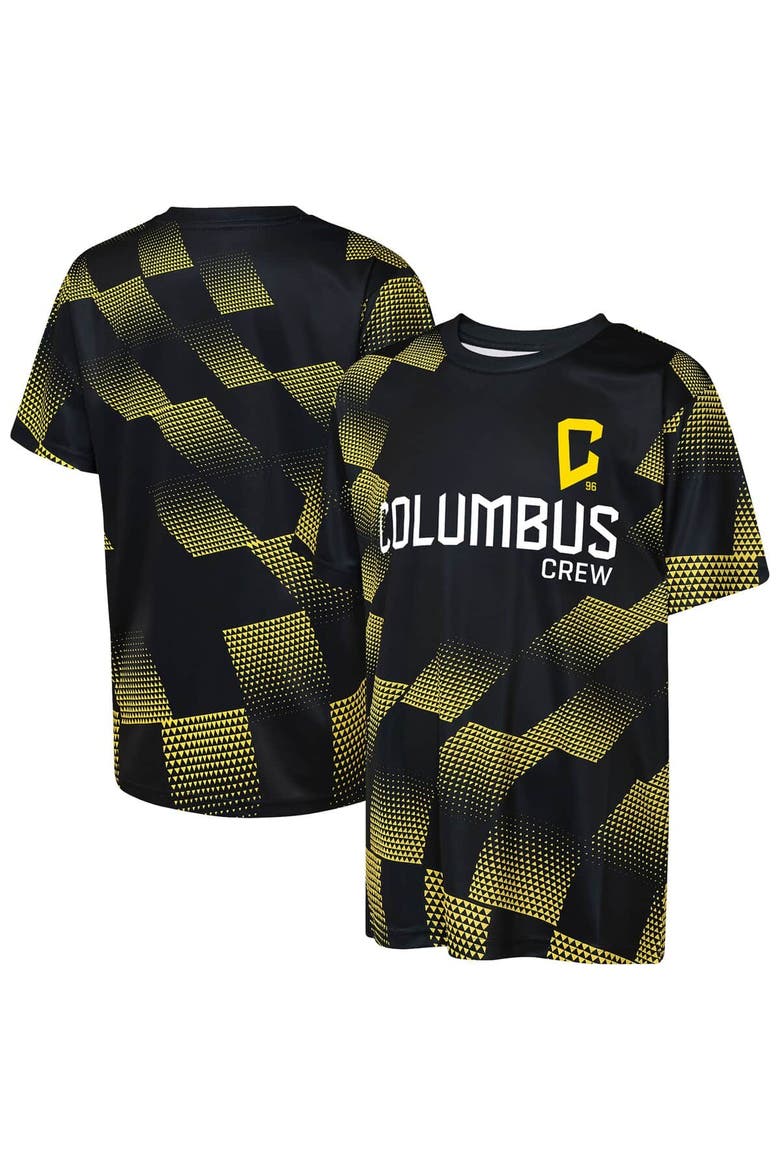 Youth Outerstuff  Black Columbus Crew Sheer Thrill T-Shirt, Main, color, Black
