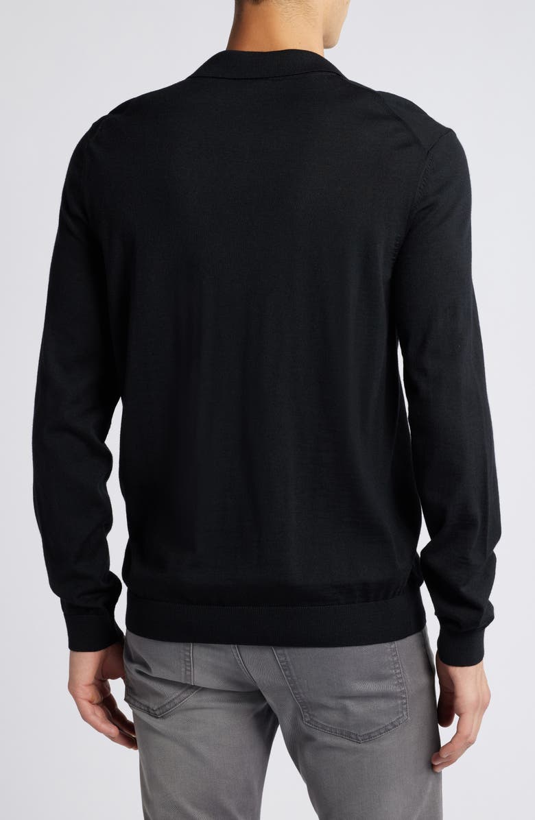 Enord Long Sleeve Wool Polo Sweater