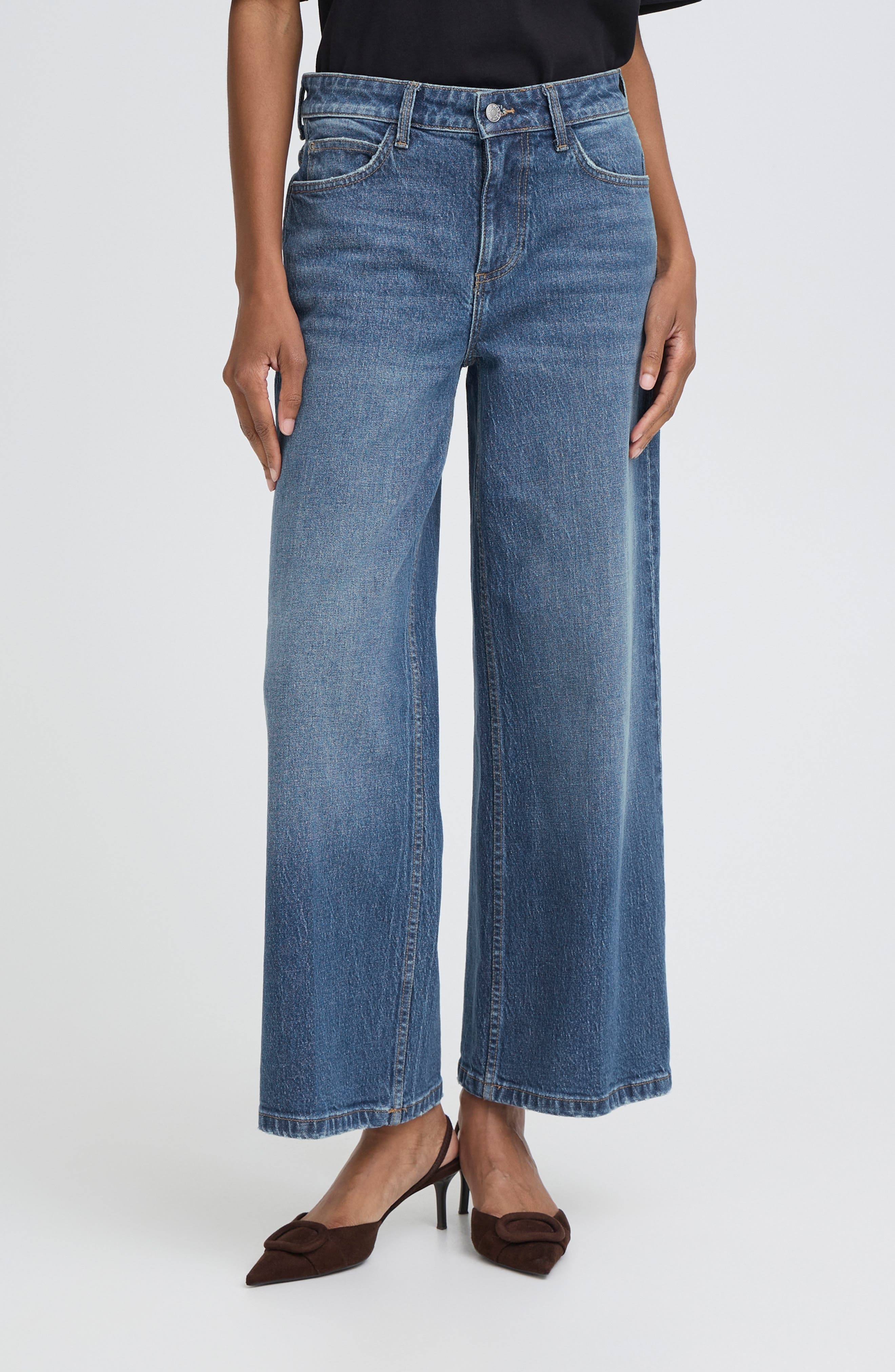 B.YOUNG Kyjla Wide Leg Jeans