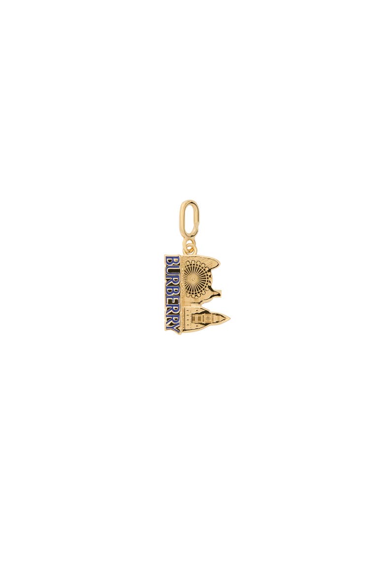 London Skyline Charm, Main, color, Gold/blue