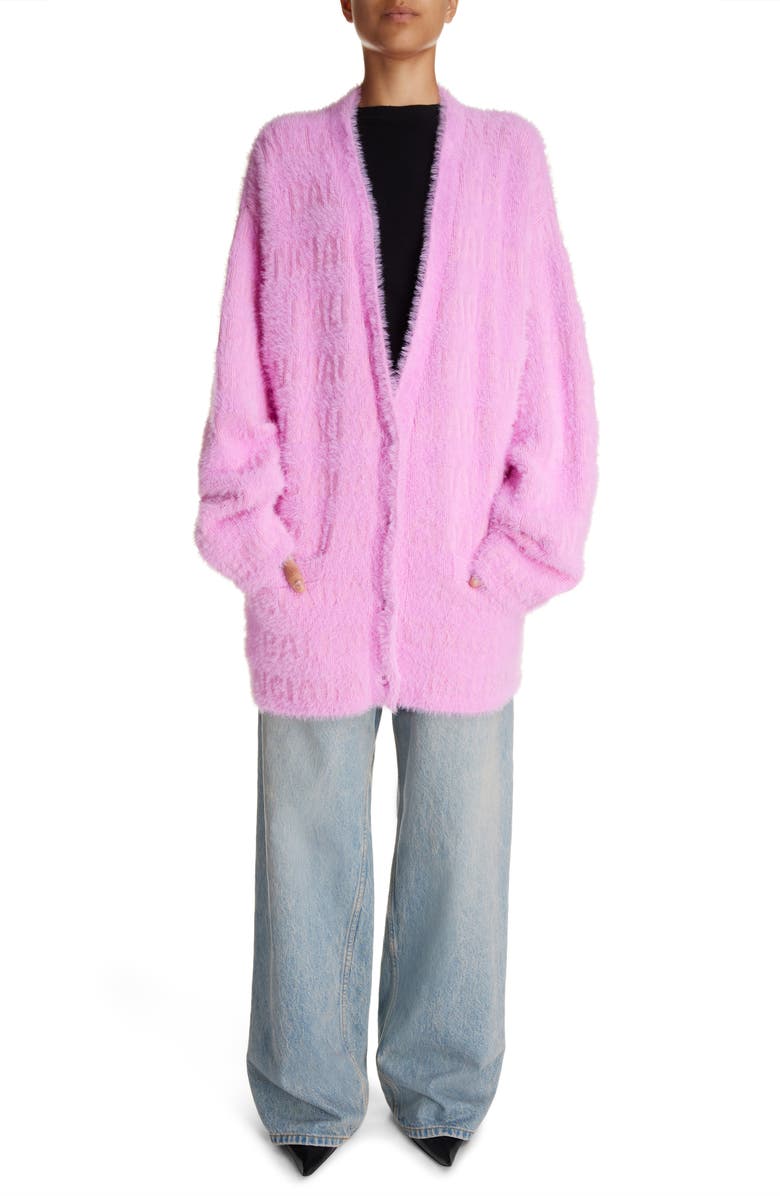 Balenciaga Baggy Straight Leg Jeans, Alternate, color, Light Indigo/ Madder