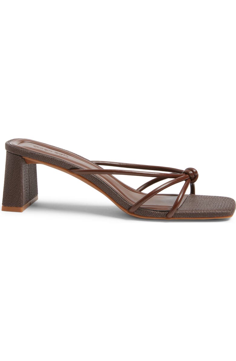 Open Edit Jamie Block Heel Sandal, Alternate, color, Brown Chocolate