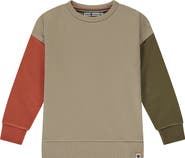 Stains and Stories by Babyface Colorblock Crewneck Sweatshirt