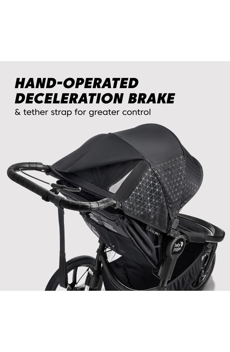 Baby Jogger Summit<sup>™</sup> X3 Single Jogging Stroller, Alternate, color, Midnight Black