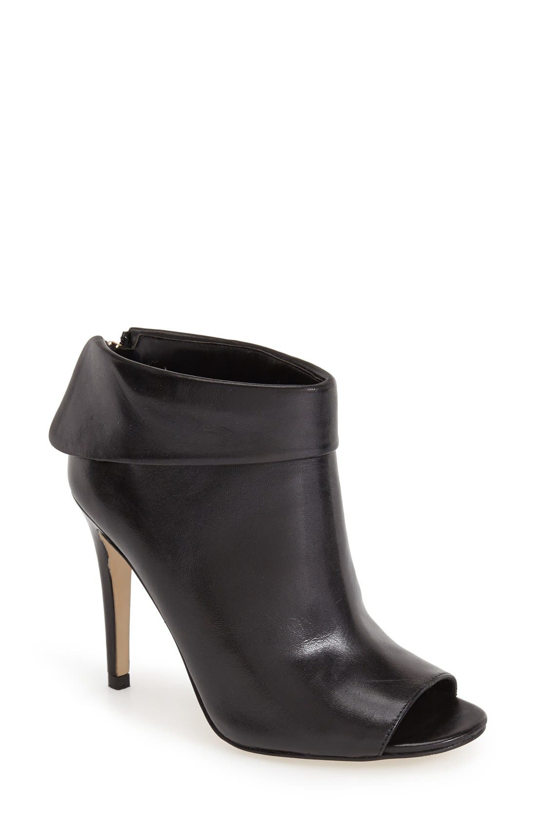 Ivanka Trump 'Derri' Peep Toe Bootie, Main, color, 