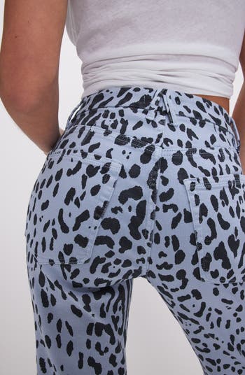 Good Icon High Waist Straight Leg Jeans